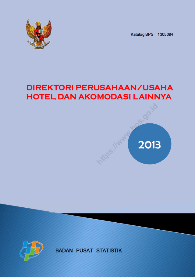 DIREKTORI PERUSAHAAN/USAHA HOTEL DAN AKOMODASI LAINNYA TAHUN 2013